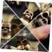 Buy Balacoo Skull Beard Brush Set - Men's Badger Shaving Brush & Mug | Premium Barber Tools for Facial Cleaning & Shaving Soap Bowl - Buy Online on SooperMarket.com