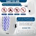 2 Packs Bug Zapper Indoor Plug in Fly Zapper Electric Fly Traps Indoor for Home Use Fruit Fly Traps Indoor Living Room Kitchen Bedroom - Buy Online on SooperMarket.com
