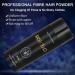 Shop Hair Fibres Black Professional Quality Hair Powder for Thinning Hair | Instant Concealment for Men & Women | No Greasy Residue - Buy Online on SooperMarket.com