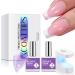 btartboxnails Nail Tips Builder Gel - Long Lasting 15ml Builder Gel with Portable Nail Lamp for French X-coat Tips 30+Days Fench Protection Duo Nail Extension Tool for Nail Art H-French Protection Duo