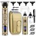Karrte Men s Grooming Kit Professional Hair Clippers and Shaver for Men Electric Razor and Nose Trimmer Set Beard Trimmer with 3 Foil Head Gifts for Men 963-bronze