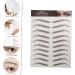 Gogogmee 9 Sheets Waterproof Eyebrow Stickers Eyebrow Stencils Imitation Eyebrow Cosmetic 6d Eyebrow Trimming - Buy Online on SooperMarket.com