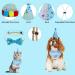 NiCoLa Boy Dog Birthday Party Supplies - Dog Birthday Hat, Banner, Bandana, Latex Balloons | Ages 1-10 Blue Decorations - Buy Online on SooperMarket.com