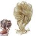 prinfantasy Messy Hair Bun Chignons Synthetic Hair Extensions Wavy Donut Updo Scrunchy Curly Hairpieces GBFQ010 GBFQ010 One Size