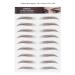 ANKROYU 10 Types Professional Eyebrow Stickers - Natural Brown Transfer Stickers for Women | Perfect Eyebrow Solution - Buy Online on SooperMarket.com