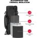 Buy Kemimoto 750ml/950ml/1.2L Water Bottle Holder - Adjustable Shoulder Strap Perfect for Hiking Camping & Fishing - Durable Black Bag - Buy Online on SooperMarket.com