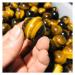 Natural Sphere 1pc Natural Carved Tiger Eye Quartz Crystal Sphere Balls 20-30mm