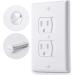 Bates- Self Closing Outlet Covers  2 Pack  Sliding Outlet Covers  Outlet Cover  Outlet Covers Baby Proofing  Baby Outlet Cover  Baby Proofing Outlet Cover  Plug Covers for Electrical Outlets - Buy Online on SooperMarket.com