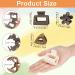 Heyu-Lotus 9 PCs Small Hair Claw Clips Set for Women - Matte Nonslip Square Flower Triangular Mini Clips for Thick, Fine, Medium, and Thin Hair - 2 Inch - Mixed Colors - Buy Online on SooperMarket.com