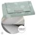 Mimuselina Portable Water-Repellent Diaper Wrap Pad - Foldable & Washable Changing Pad in Mint Dandelion - Buy Online on SooperMarket.com