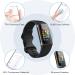 NANW 3-Pack Screen Protector Compatible with Fitbit Charge 5 (Not for Charge 4/3) TPU Rugged Bumper Case Cover All-Around Protective Plated Bumper Shell Accessories for Charge 5 Smartwatch Clear/Clear/Clear - Buy Online on SooperMarket.com