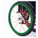 Wheelchair Push Rim Covers 24inch Silicone Wheelchair Push Rim Covers Non-Slip Wear-Resistant Hand Push Cover Wheelchair Handrim Covers(E 22 inch) 22 inch E