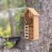 Wooden Butterfly House Safe Protective Insect House Bee Hotel Butterfly Habitat for Mason Bees Solitary Gardens Ladybugs Butterfly  - Buy Online on SooperMarket.com