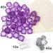 JZK 40 Pack of Purple Transparent 3ml Cosmetic Jars - Perfect for Creams Lip Balm & Travel - Buy Online on SooperMarket.com