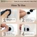 ECOHomes Hook and Loop Tape Set | Interlocking Fasteners for Sewing, Mounting & Fastening | Includes 1 Roll, 8 Strips, 220 Self Adhesive Dots | Black Fabric Tape - Buy Online on SooperMarket.com