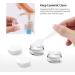 60 Pieces Pamiyo 5ml Clear Jaws Crucible Set - Empty Transparent Cream Can with Screw Cap for Lotion Mini Candles & Cosmetics - Buy Online on SooperMarket.com