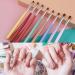 Lusofie 8Pcs Nail Clean Up Brush Set for Gel and Acrylic Nails - Oval Flat Brushes for Home and Salon Use - Buy Online on SooperMarket.com