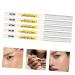 BELLIFFY 5pcs White Lying Silkworm Pen Highlighter Pen Eyeshadow Pencil Eyeshadow Crayons Eye Makeup Tools Makeup Pen Eye Shadow Makeup Cosmetics Eye Shadow Cosmetics Eye Shadow Pen