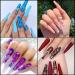 French Nail Tips 500pcs Half Cover False Nails with Box - 10 Sizes | Natural Acrylic Nail Tips for Salon and DIY Nail Art - Buy Online on SooperMarket.com