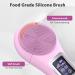 Face Scrubber Brush - Electric Silicone Sonic Facial Cleansing Brush with LCD Rechargeable & Waterproof for Deep Cleansing - Thermal Massager for Men & Women - Pink - Buy Online on SooperMarket.com