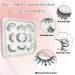 5 Pairs Manga Lashes - Glitter Colored Eyelashes with Diamond Decor | Natural Look Japanese Lashes - DIY Glitter Lashes (1 oz - Buy Online on SooperMarket.com