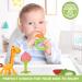 6-Pack Baby Teething Toys | Freezer Safe Silicone Teethers for Newborns and Toddlers | Soothes Gums | Perfect Baby Gift - Buy Online on SooperMarket.com
