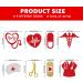 Whaline 25Pcs Nurse Theme Cupcake Toppers Glitter Stethoscope Heartbeats Cupcake Food Sticks Thank You Nurses Paper Cake Picks for Nurse Graduation Retirement Party Supplies Cake Decoration 9 Design - Buy Online on SooperMarket.com