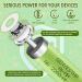 Rechargeable AA Batteries 2200mAh - Pre-Charged NIMH Low Self Discharge | 4 Pack for Solar Lights & Electronics - Buy Online on SooperMarket.com