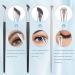 7Pcs Fan-Shaped Eyelash Brush Set | Eyebrow Comb & Mascara Applicator | Double-Head Brow Brushes for Flawless Eye Makeup - Buy Online on SooperMarket.com