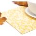 Buy Papstar 50 Napkins ROYAL Collection | 1/4 Fold Yellow Damascato - 40x40 cm | International Shipping Available - Buy Online on SooperMarket.com