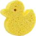 Visiblurry Bath Sponge for Kids | Soft Wood Pulp Sponge Body Wash Scrubber | Shower Sponge Dead Skin Remover Cute Shower Brush Bath Supplies for Toddler Kids Baby Yellow - Buy Online on SooperMarket.com