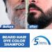 Beard Color Shampoo for Men - 100ml Organic Gray Beard Remover & Care - Buy Online on SooperMarket.com