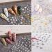 Daisy Embossed 5D Nail Art Stickers - Spring Flower & Rabbit Design | Self-Adhesive Decor for Women & Girls - 3 Sheets - Buy Online on SooperMarket.com