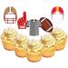 20Pcs American Football Cupcake Topper Rugby Ball Cupcake Topper Super Rugby Sports Theme Cake Decorations For Baby Shower Birthday Party Supplies - Buy Online on SooperMarket.com