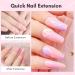 Makartt 50ML Poly Nail Gel Builder Extension Gel - White Pink Nude Clear Rosy Gel for DIY Salon Design - Quality-VIP - Buy Online on SooperMarket.com