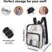 Cute Clear Mini Backpack - Stadium Approved Waterproof Lightweight Bag for Travel, Work, Concerts & Events (Black) - Buy Online on SooperMarket.com