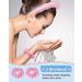 Rovtop SPA Headband 4Pcs Set for Makeup/Skincare - Non-slip Terry Towel Cloth Head band and Wristbands for Women - Pink+Blue - Buy Online on SooperMarket.com