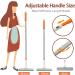 2-in-1 Rotatable Window Squeegee Kit | 48 Extendable Handle, 180 Rotating Head | Window Cleaner, Scraper & Scrubber Combo for Glass Cleaning - Buy Online on SooperMarket.com