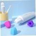 4PCS Self Closing Toothpaste Caps Food Grade Silicone Toothpaste Cap Flower-Shape No-Waste Toothpaste Squeezer Caps Portable Toothpaste Cap Dispenser - Buy Online on SooperMarket.com