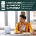 Host Defense Lions Mane Mushroom Supplement 120 Mushroom Capsules for Brain Health | 1000mg Lion's Mane Powder per Serving |Mushroom Supplements for Brain & Nervous System Support | Mushroom Powder Extract Pills Host Defense Mushrooms| Lion's Mane Pills - Buy Online on SooperMarket.com