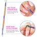 5 in 1 Acrylic Nail Clipper Kit with Glass File & Cuticle Tools - Christmas Gift Set - Professional Manicure Pedicure Tools - Colorful Design - Buy Online on SooperMarket.com