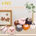 8PCS Wool Dryer Balls - Cute Animal Design 100% Natural New Zealand Wool Chemical-Free Reusable Anti-Static Laundry Solution - Buy Online on SooperMarket.com