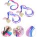 Hair Accessories for Girls Bulk Unicorn Wigs for Hair Extensions Clips 3PCS - Buy Online on SooperMarket.com