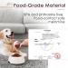 Food Grade Melamine Scoop Set - 1 Cup and 1/2 Cup Pink Scoops for Pet Food, Flour, Candy - Plastic Dry Measuring Cup for Canisters and Freezer - Buy Online on SooperMarket.com