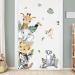 DecalMile Jungle Animals Door Wall Decals - Safari Elephant Giraffe Wall Stickers for Kids Room and Nursery Decor - Buy Online on SooperMarket.com