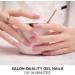 DANNI & TONI Glitter in My Eyes Gel Nail Wraps - 28 Semi Cured Nail Stickers | Salon-Quality Manicure Set - Buy Online on SooperMarket.com