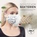 HARD 100 Piece Disposable Face Masks | Made in Germany | CE Certified | Triple Layer Filtration | Floral Design | Elastic Earloops | Adults | 17.5cm x 9.5cm - Buy Online on SooperMarket.com