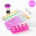 ANGENIL 15PCS Acrylic Nail Brush Set with UV Gel Brushes, Dotting Pen, and Toe Separators - Nail Art Tool Kit with Kabuki Brush for Dust Removal - Buy Online on SooperMarket.com