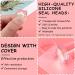 YUNAI French Tip Nail Stamp Kit | Soft Silicone Jelly Clear Stamper Set for DIY Manicure | Professional Nail Seal Stamp Tools - Buy Online on SooperMarket.com