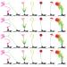 KALLORY 28pcs Bean Sprout & Flower Hair Clips Set for Women - Cute Plant Barrettes & Hairpins for Girls - Grass Hair Accessories - Buy Online on SooperMarket.com